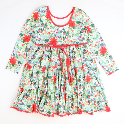 Catherine Dress - Royal Poinsettia - Stellybelly