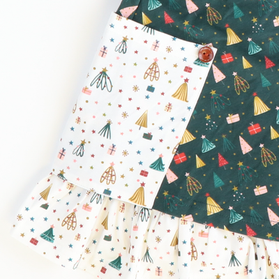 Addison Dress - Evergreen Christmas Eve - Stellybelly