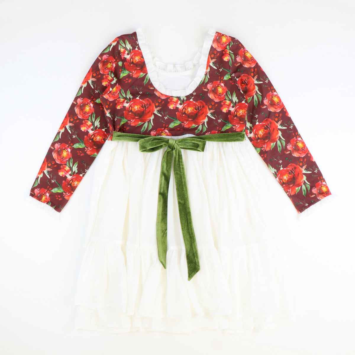 Victoria Dress - Christmas Rose - Stellybelly