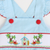 Smocked Crab Island Angel Wing Dress - Sky Check Seersucker - Stellybelly