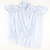 Smocked Patriotic Stars Bishop - Light Blue Stripe Seersucker - Stellybelly