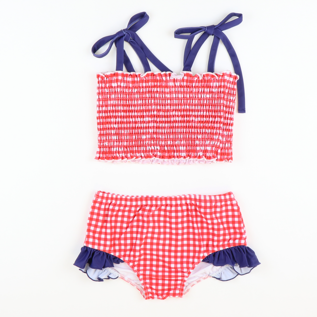Americana Smocked Two-Piece Swimsuit - Stellybelly