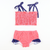 Americana Smocked Two-Piece Swimsuit - Stellybelly