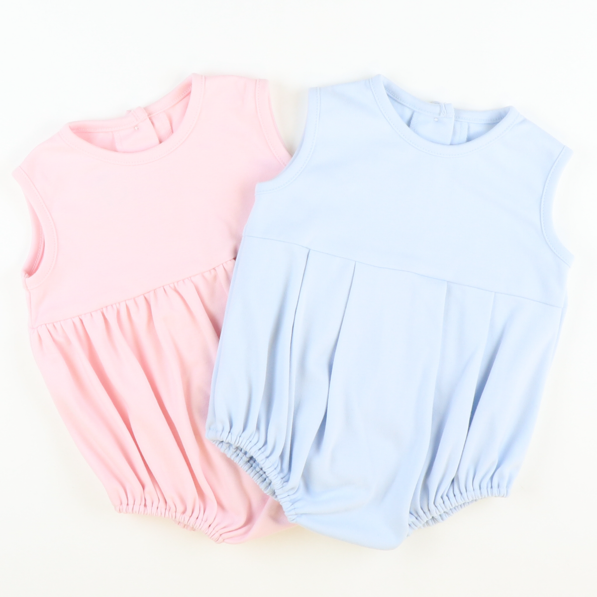 Playtime Sleeveless Knit Bubble - Light Pink - Stellybelly