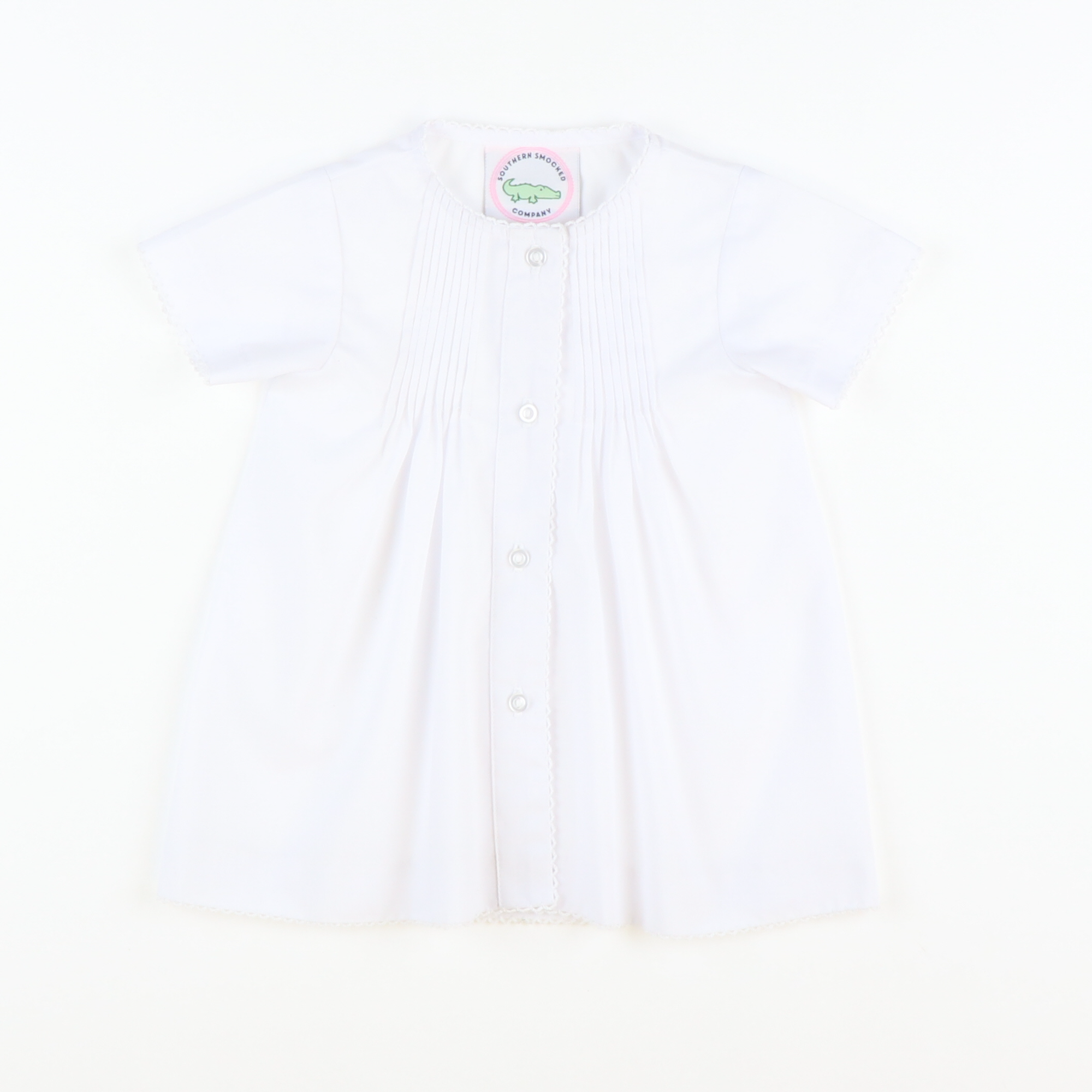 Baby Girl Daygown - Classic White - Stellybelly