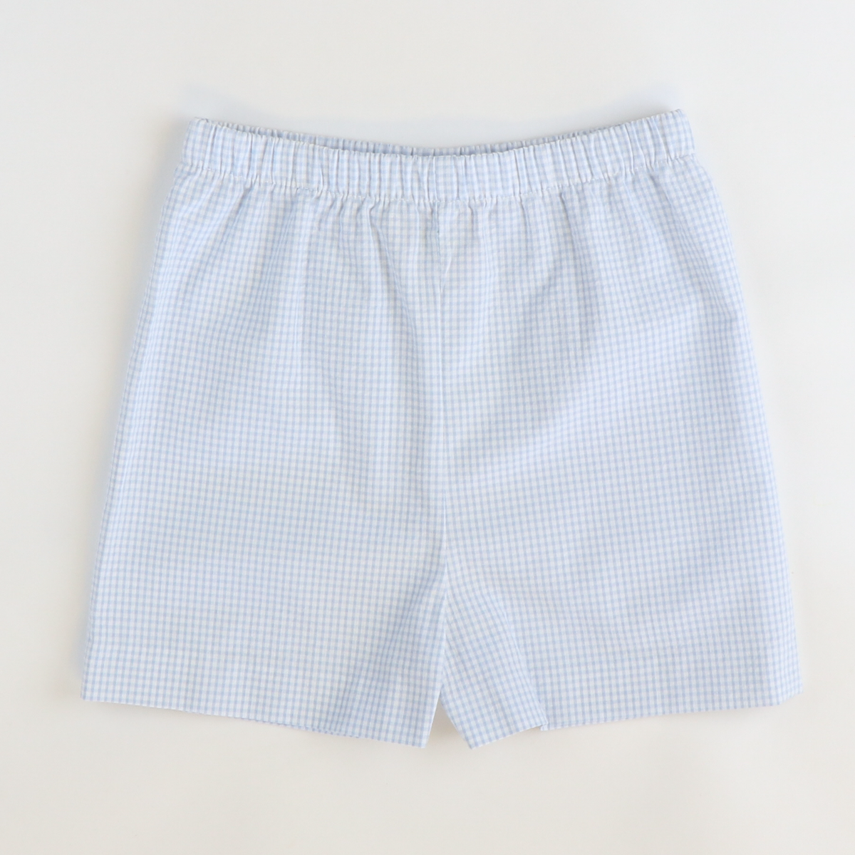 Signature Shorts - Light Blue Mini Check Seersucker - Stellybelly