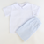 Boys Signature S/S Rounded Collar Shirt - White Pique - Stellybelly