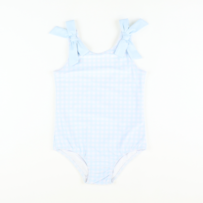 Seaside Blue Check One-Piece Swimsuit - Stellybelly