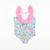 Resort Print Ruffle One-Piece Swimsuit - Stellybelly