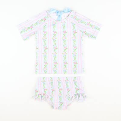 Alys Floral Two-Piece Rash Guard - Stellybelly