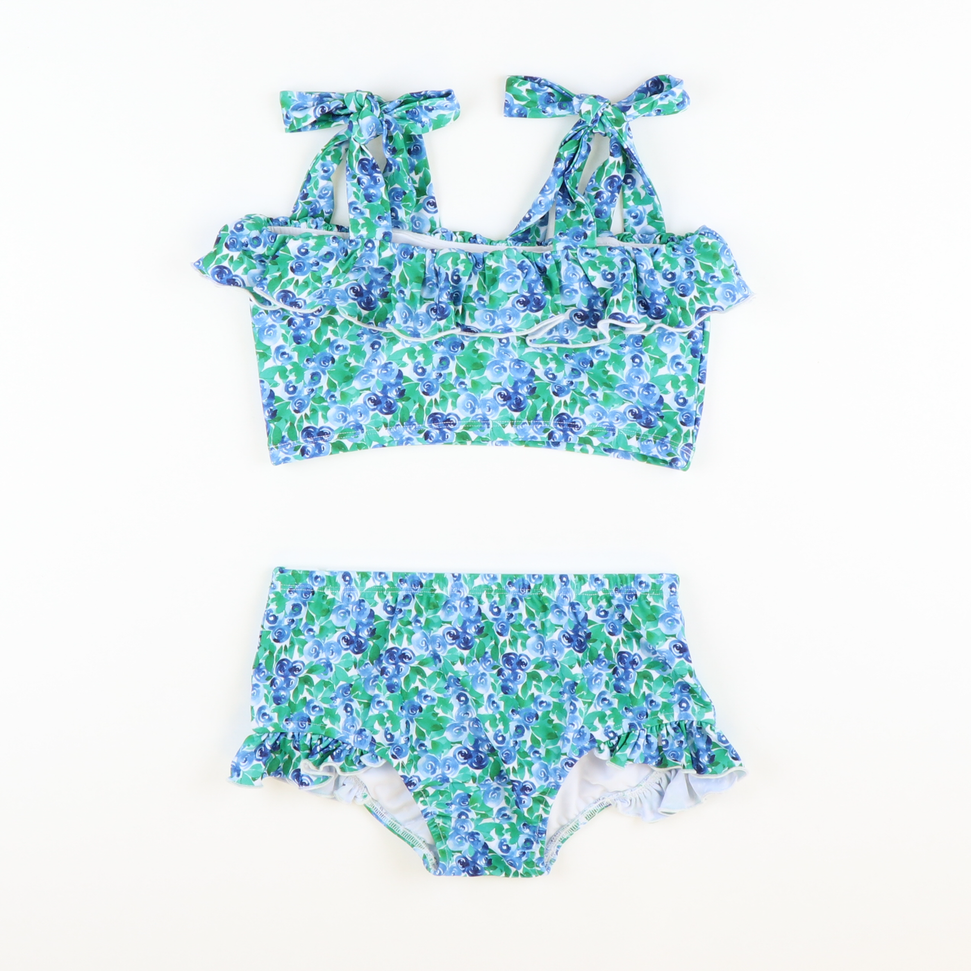 Lakehouse Floral Ruffle & Ties Two-Piece Swimsuit - Stellybelly