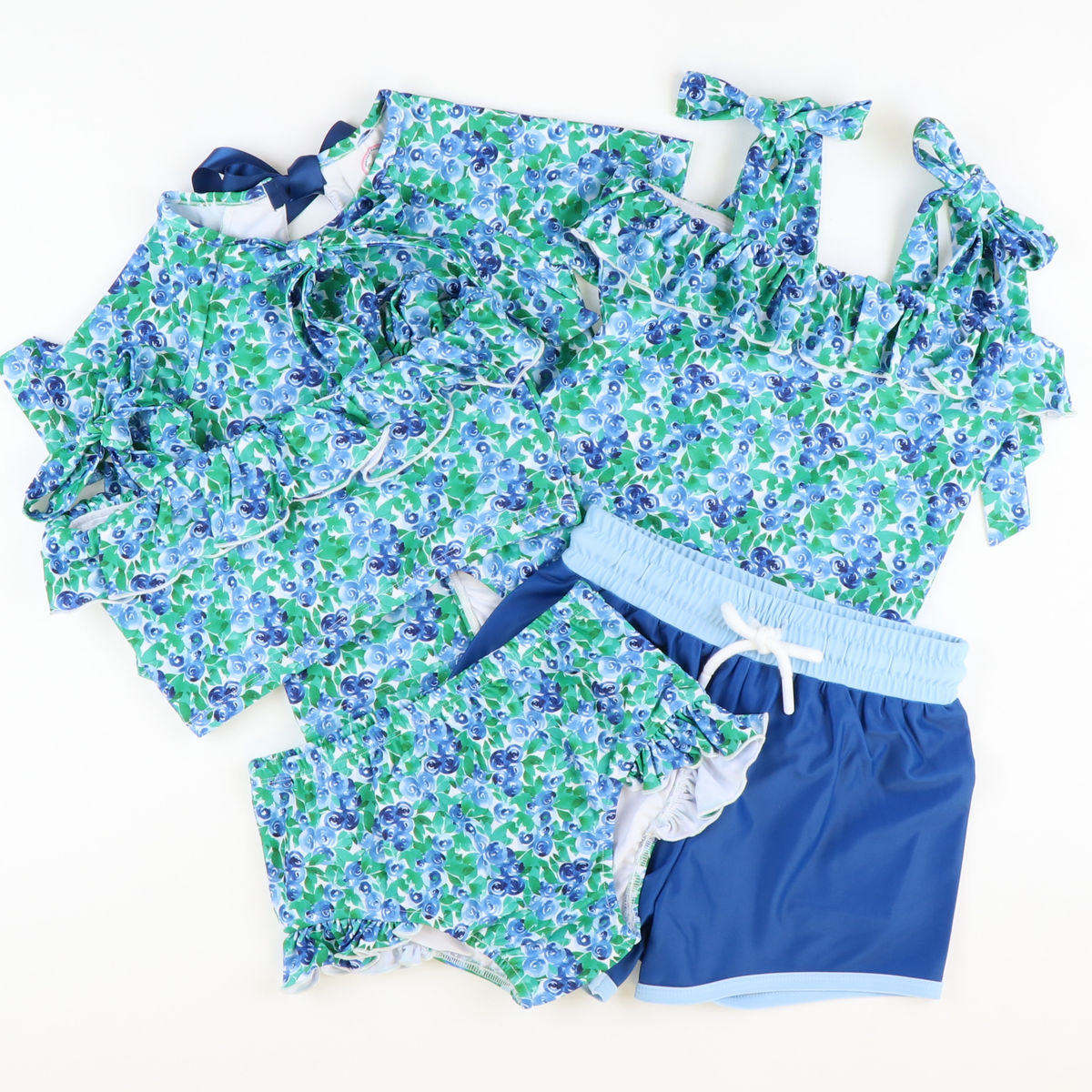 Lakehouse Blue Swim Trunks - Stellybelly