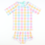 Hamptons Plaid Two-Piece Rash Guard - Stellybelly